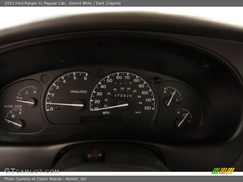  2001 Ranger XL Regular Cab XL Regular Cab Gauges