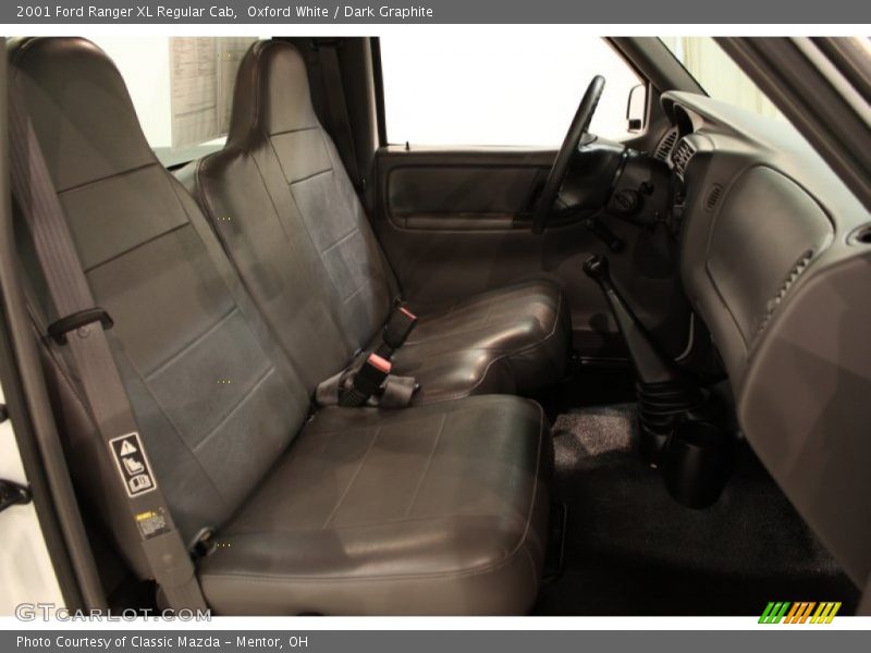 Oxford White / Dark Graphite 2001 Ford Ranger XL Regular Cab