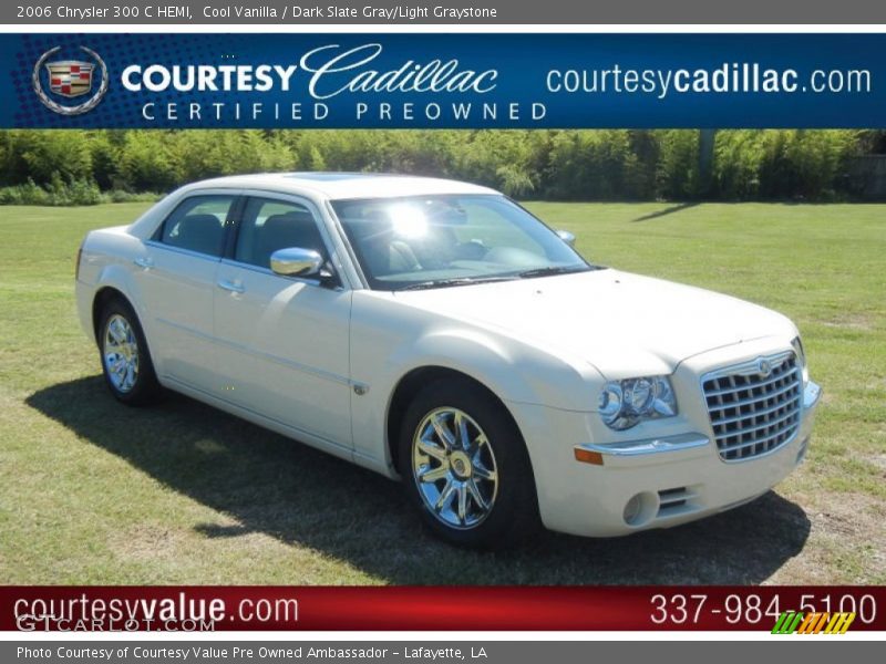 Cool Vanilla / Dark Slate Gray/Light Graystone 2006 Chrysler 300 C HEMI