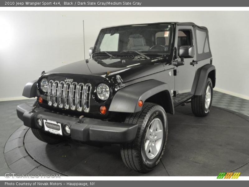 Black / Dark Slate Gray/Medium Slate Gray 2010 Jeep Wrangler Sport 4x4