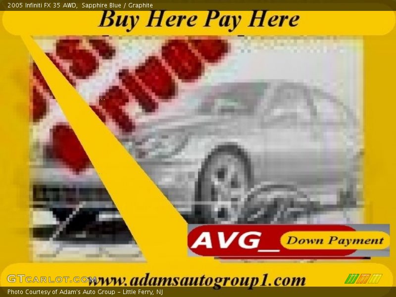 Sapphire Blue / Graphite 2005 Infiniti FX 35 AWD