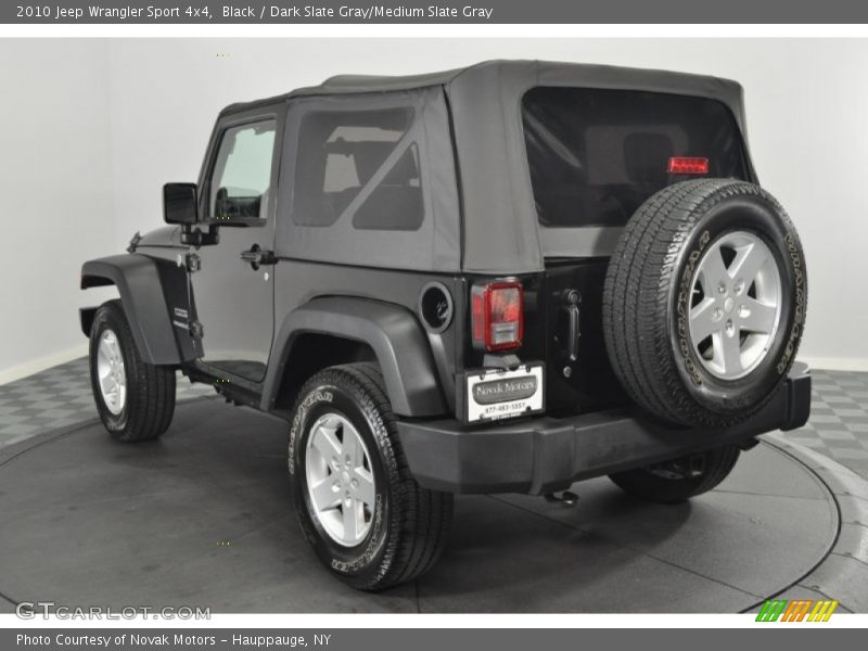 Black / Dark Slate Gray/Medium Slate Gray 2010 Jeep Wrangler Sport 4x4