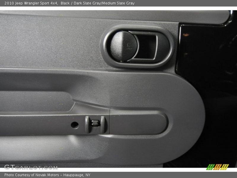 Black / Dark Slate Gray/Medium Slate Gray 2010 Jeep Wrangler Sport 4x4