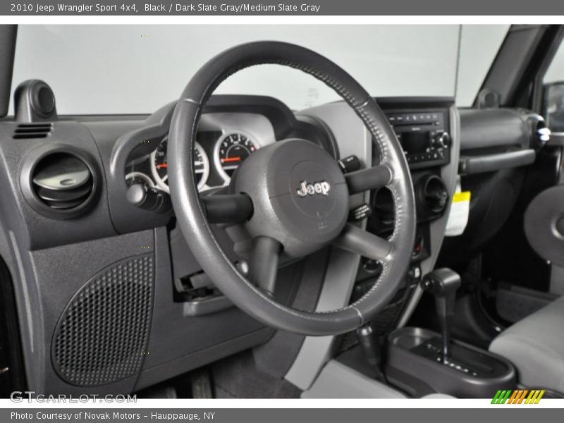 Black / Dark Slate Gray/Medium Slate Gray 2010 Jeep Wrangler Sport 4x4
