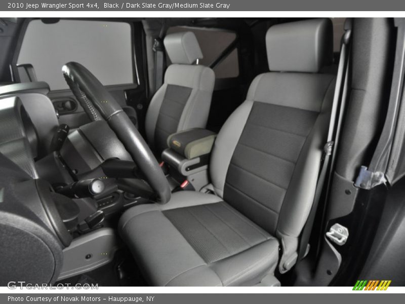 Black / Dark Slate Gray/Medium Slate Gray 2010 Jeep Wrangler Sport 4x4