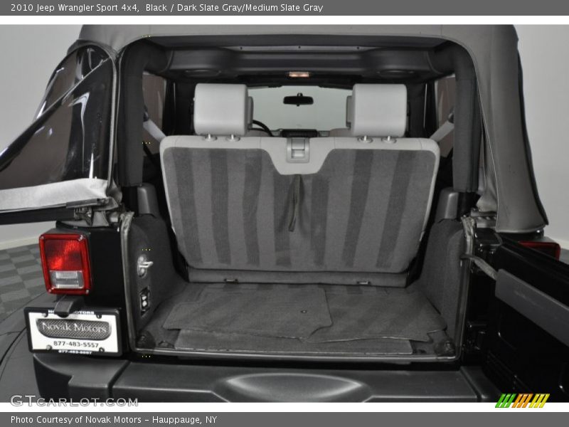 Black / Dark Slate Gray/Medium Slate Gray 2010 Jeep Wrangler Sport 4x4