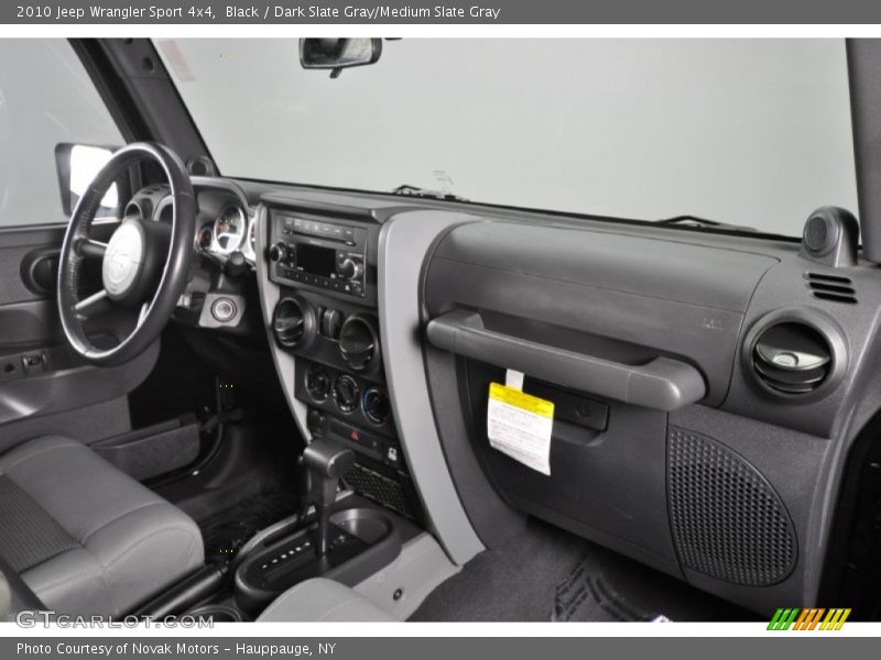 Black / Dark Slate Gray/Medium Slate Gray 2010 Jeep Wrangler Sport 4x4