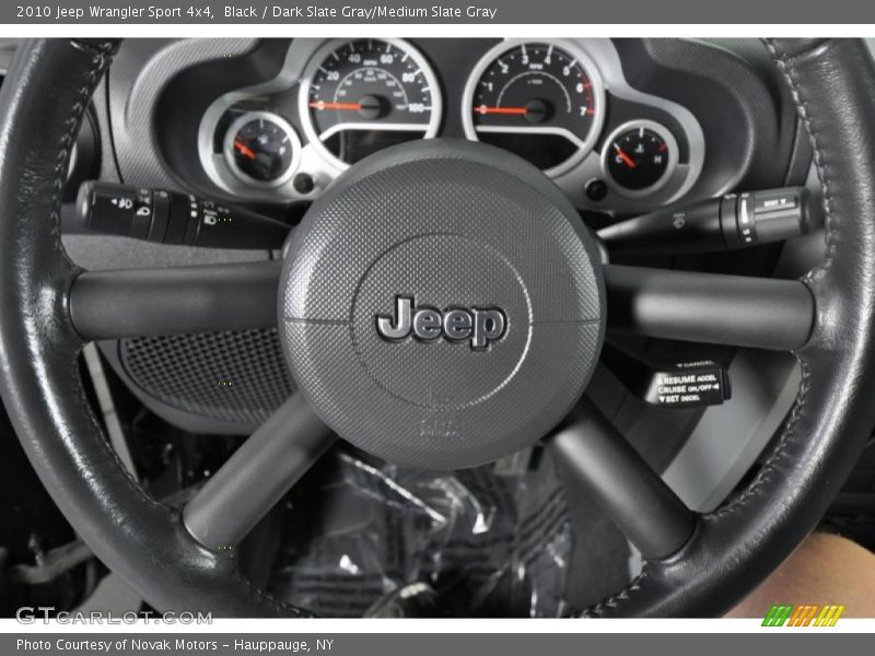 Black / Dark Slate Gray/Medium Slate Gray 2010 Jeep Wrangler Sport 4x4