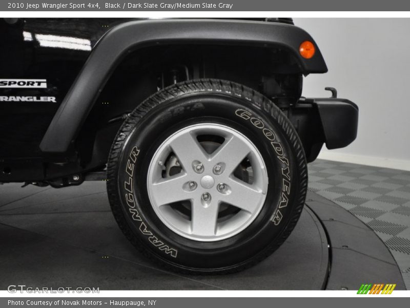 Black / Dark Slate Gray/Medium Slate Gray 2010 Jeep Wrangler Sport 4x4