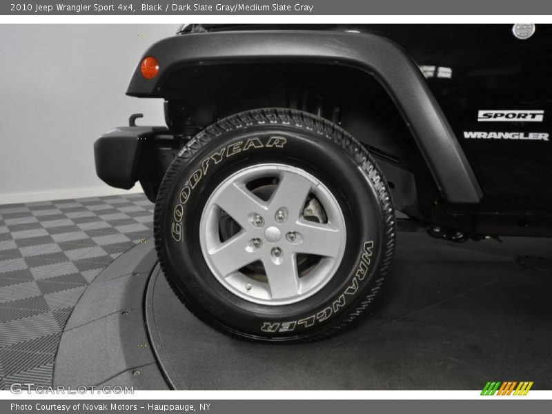 Black / Dark Slate Gray/Medium Slate Gray 2010 Jeep Wrangler Sport 4x4