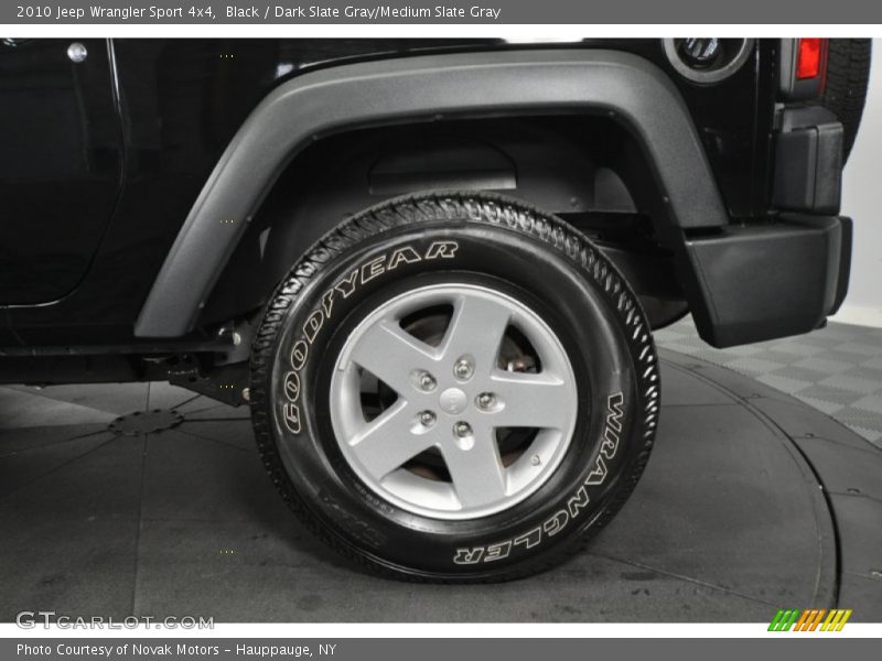 Black / Dark Slate Gray/Medium Slate Gray 2010 Jeep Wrangler Sport 4x4