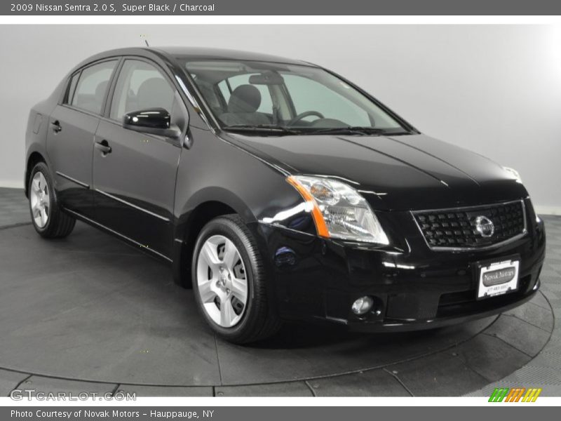 Super Black / Charcoal 2009 Nissan Sentra 2.0 S