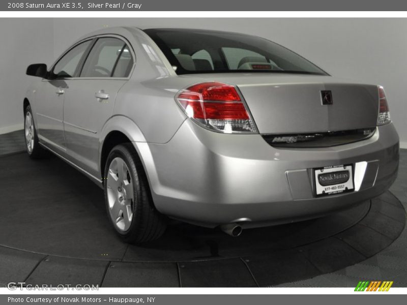 Silver Pearl / Gray 2008 Saturn Aura XE 3.5