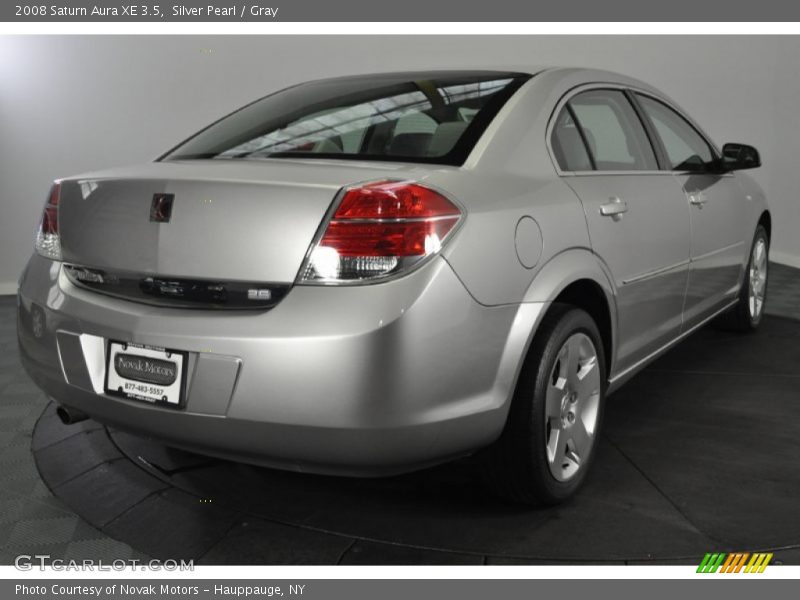 Silver Pearl / Gray 2008 Saturn Aura XE 3.5