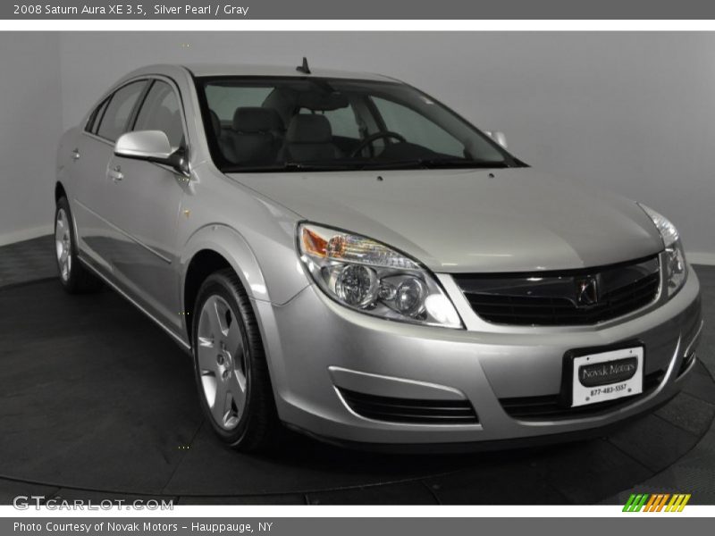 Silver Pearl / Gray 2008 Saturn Aura XE 3.5