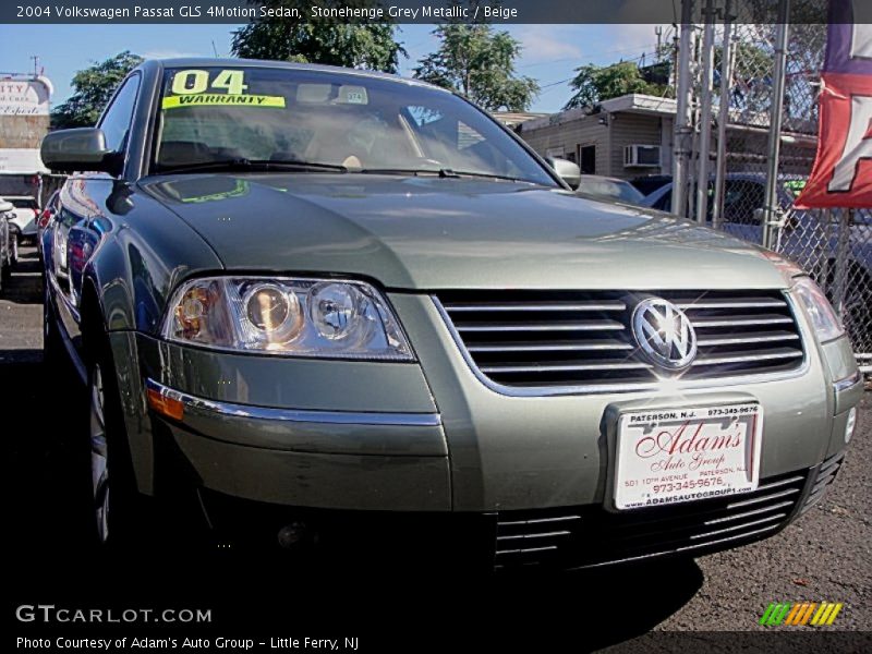 Stonehenge Grey Metallic / Beige 2004 Volkswagen Passat GLS 4Motion Sedan