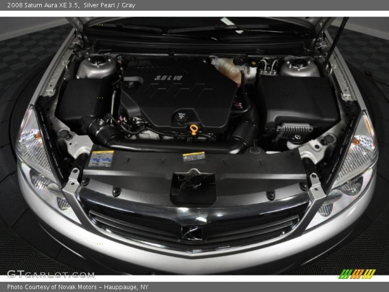 Silver Pearl / Gray 2008 Saturn Aura XE 3.5
