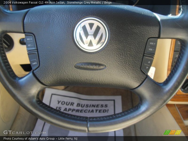 Stonehenge Grey Metallic / Beige 2004 Volkswagen Passat GLS 4Motion Sedan