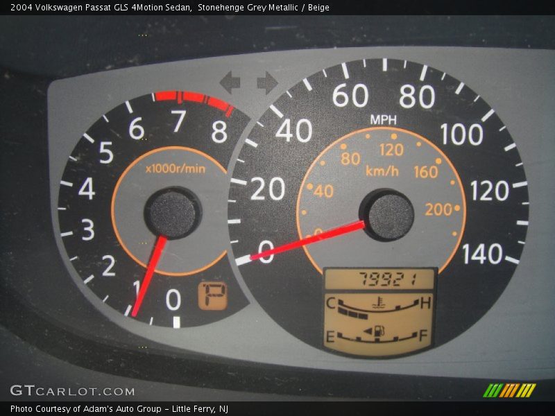 Stonehenge Grey Metallic / Beige 2004 Volkswagen Passat GLS 4Motion Sedan