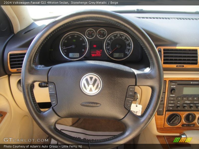 Stonehenge Grey Metallic / Beige 2004 Volkswagen Passat GLS 4Motion Sedan