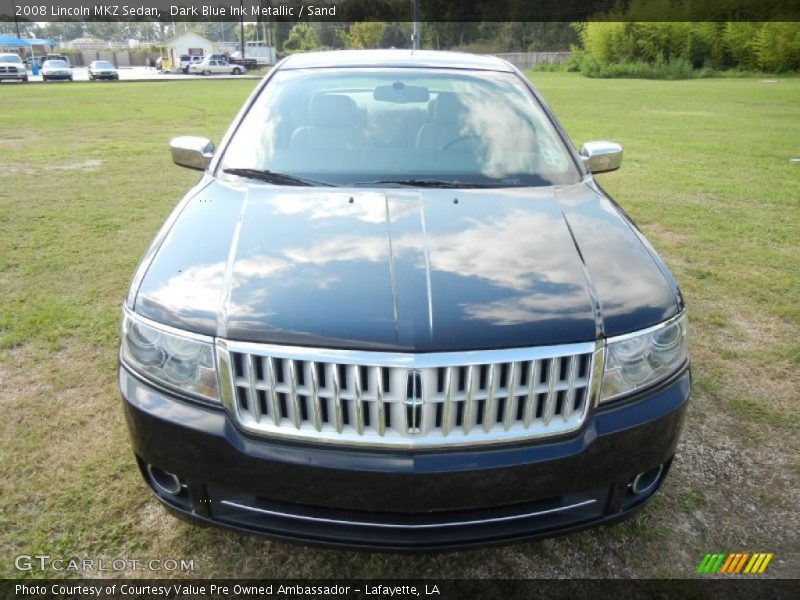 Dark Blue Ink Metallic / Sand 2008 Lincoln MKZ Sedan