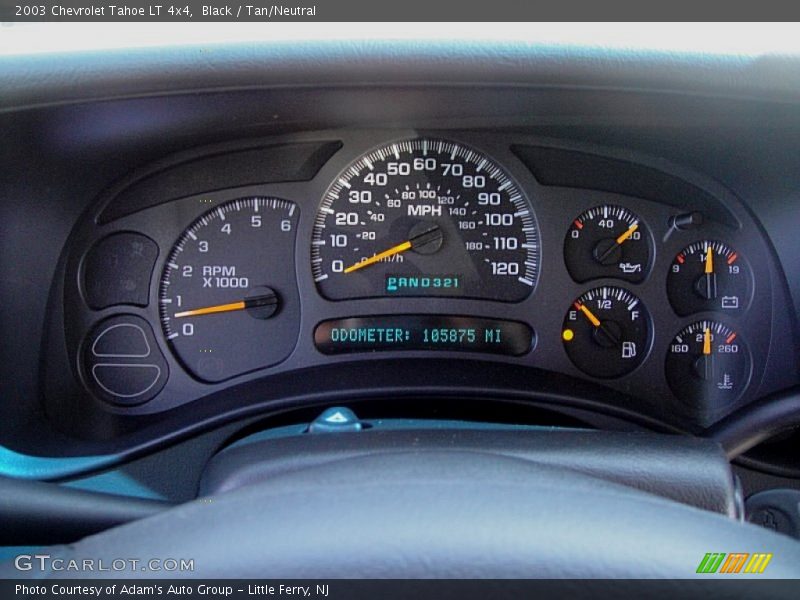 Black / Tan/Neutral 2003 Chevrolet Tahoe LT 4x4