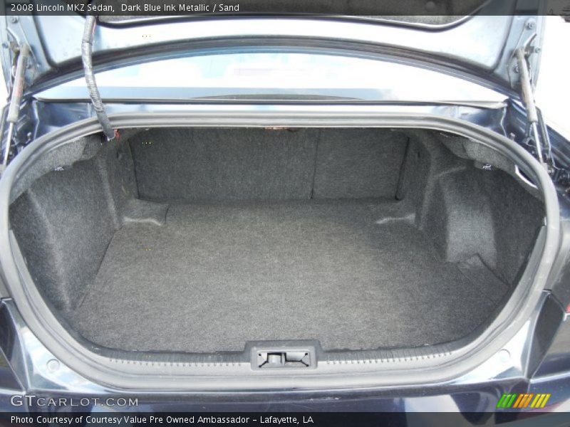 Dark Blue Ink Metallic / Sand 2008 Lincoln MKZ Sedan