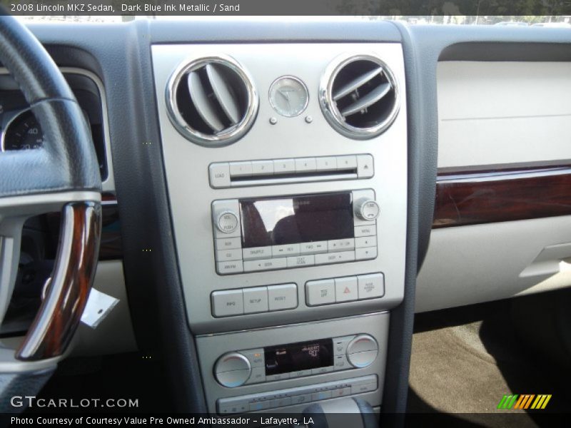 Dark Blue Ink Metallic / Sand 2008 Lincoln MKZ Sedan