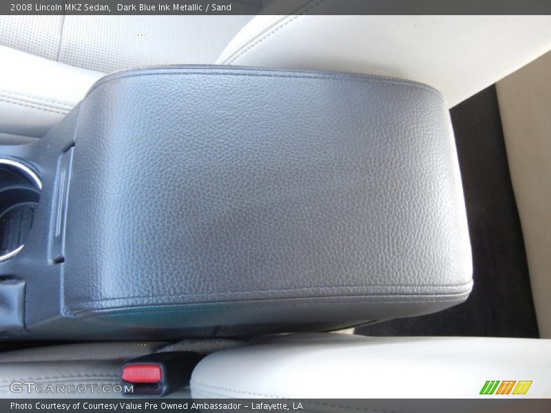 Dark Blue Ink Metallic / Sand 2008 Lincoln MKZ Sedan
