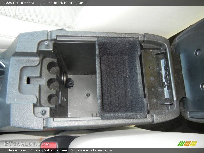 Dark Blue Ink Metallic / Sand 2008 Lincoln MKZ Sedan