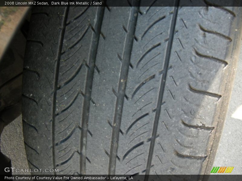 Dark Blue Ink Metallic / Sand 2008 Lincoln MKZ Sedan