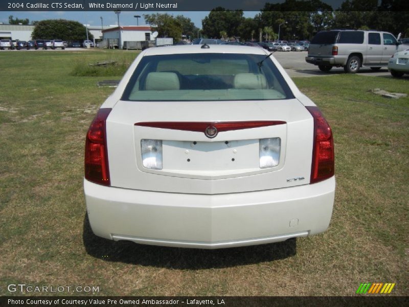 White Diamond / Light Neutral 2004 Cadillac CTS Sedan