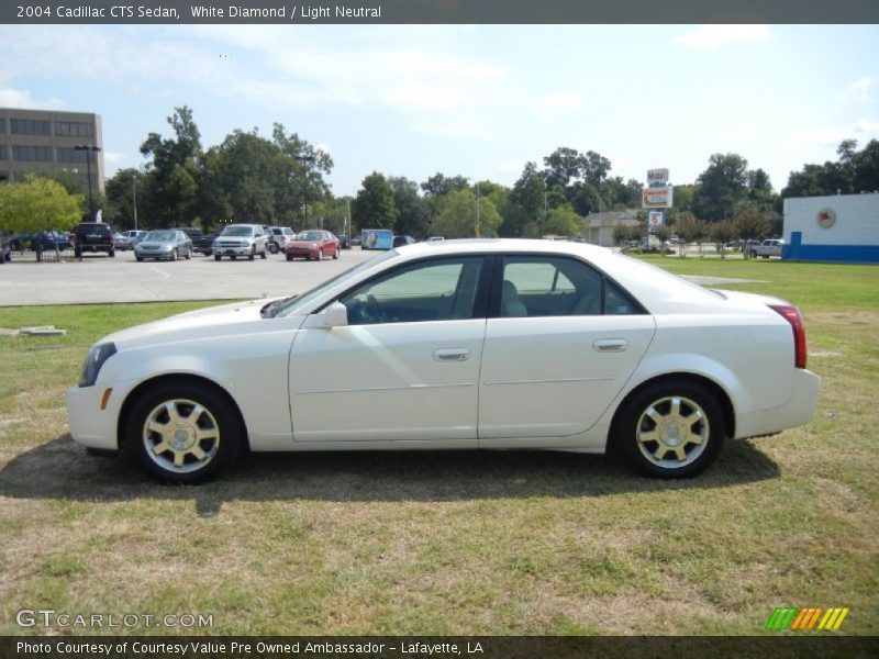 White Diamond / Light Neutral 2004 Cadillac CTS Sedan