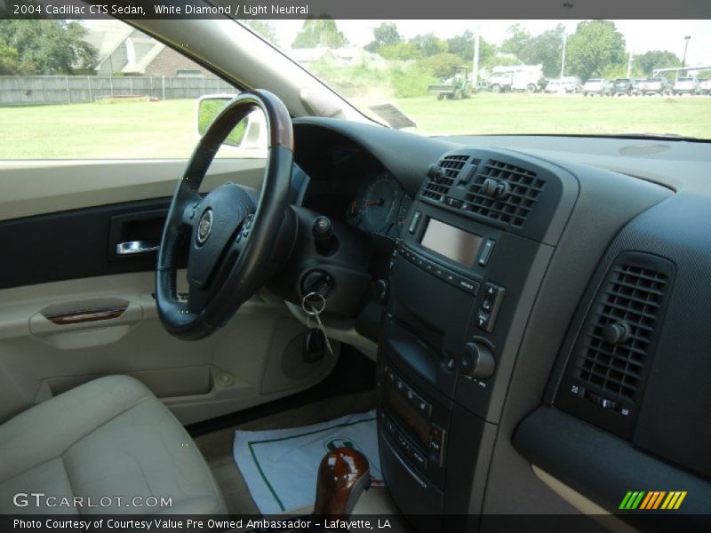 White Diamond / Light Neutral 2004 Cadillac CTS Sedan