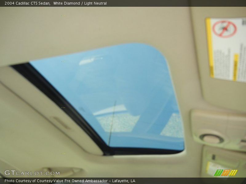 White Diamond / Light Neutral 2004 Cadillac CTS Sedan