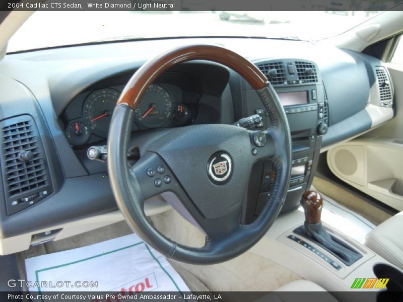 White Diamond / Light Neutral 2004 Cadillac CTS Sedan