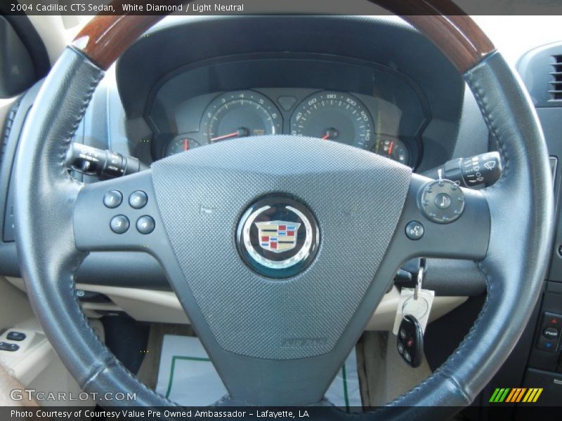 White Diamond / Light Neutral 2004 Cadillac CTS Sedan