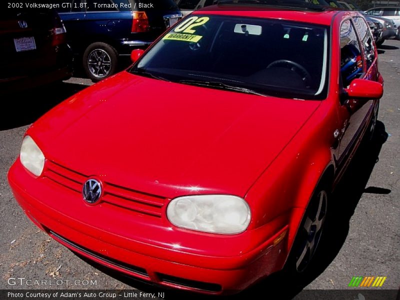 Tornado Red / Black 2002 Volkswagen GTI 1.8T