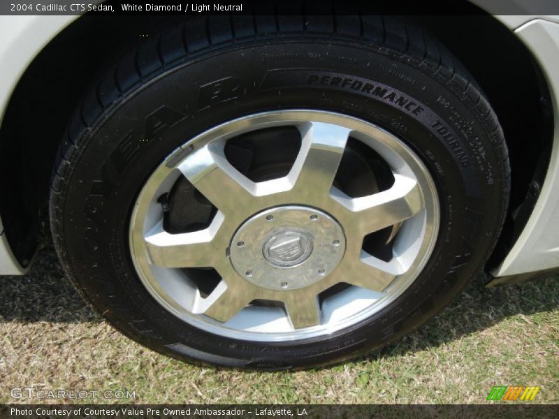 White Diamond / Light Neutral 2004 Cadillac CTS Sedan