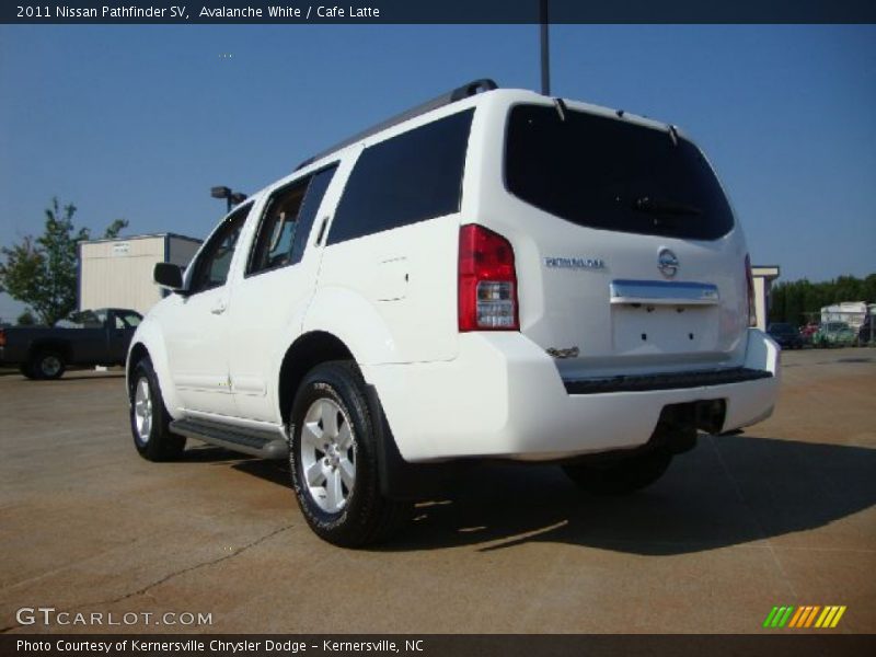 Avalanche White / Cafe Latte 2011 Nissan Pathfinder SV