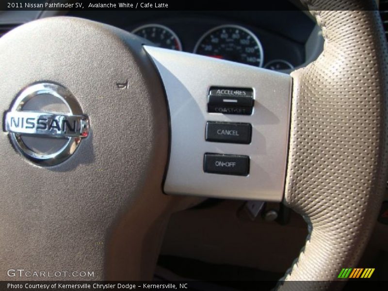 Avalanche White / Cafe Latte 2011 Nissan Pathfinder SV