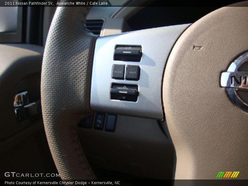 Avalanche White / Cafe Latte 2011 Nissan Pathfinder SV