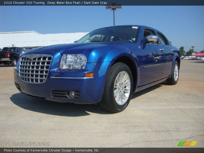 Deep Water Blue Pearl / Dark Slate Gray 2010 Chrysler 300 Touring