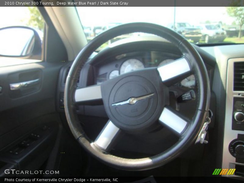 Deep Water Blue Pearl / Dark Slate Gray 2010 Chrysler 300 Touring