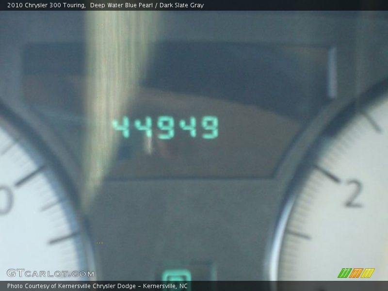 Deep Water Blue Pearl / Dark Slate Gray 2010 Chrysler 300 Touring