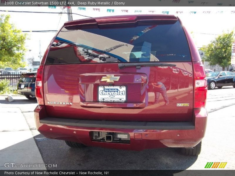 Deep Ruby Metallic / Ebony 2008 Chevrolet Suburban 1500 LTZ 4x4