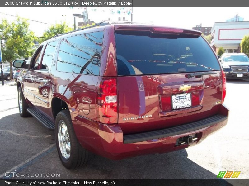 Deep Ruby Metallic / Ebony 2008 Chevrolet Suburban 1500 LTZ 4x4