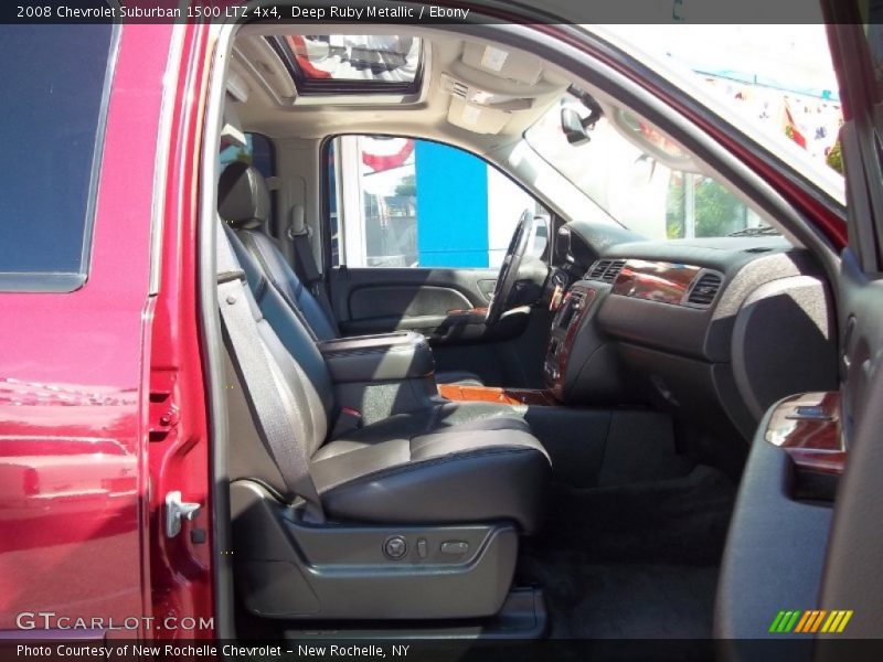 Deep Ruby Metallic / Ebony 2008 Chevrolet Suburban 1500 LTZ 4x4