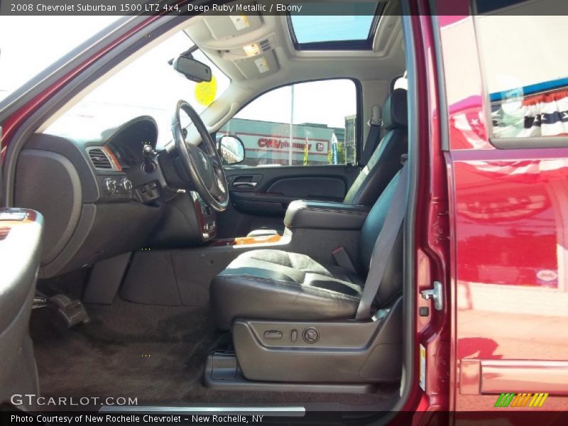Deep Ruby Metallic / Ebony 2008 Chevrolet Suburban 1500 LTZ 4x4