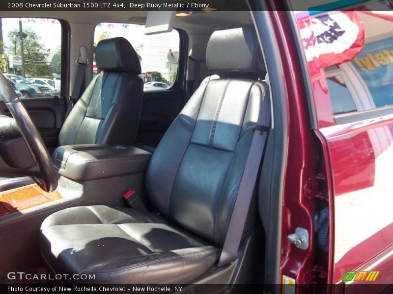 Deep Ruby Metallic / Ebony 2008 Chevrolet Suburban 1500 LTZ 4x4